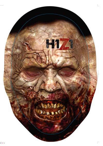 Goedkope prijs PVC masker Holloween zombie masker